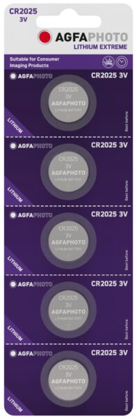 AgfaPhoto Lithium Gombelem CR2025 B5 | BR (SKU:APCR2025B5) Lítium AgfaPhoto Lithium Gombelem CR2025 B5 | BR (SKU:APCR2025B5) Lítium