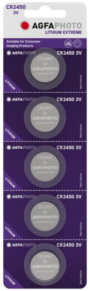 AgfaPhoto Lithium Gombelem CR2450 B5 | BR (SKU:APCR2450B5) Lítium AgfaPhoto Lithium Gombelem CR2450 B5 | BR (SKU:APCR2450B5) Lítium