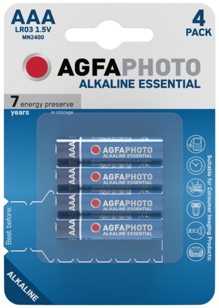 AgfaPhoto Alkáli Essential Ceruza Elem AA B4 | BR (SKU:APEAAAB4) Egyéb