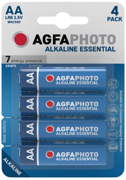 AgfaPhoto Alkáli Essential Ceruza Elem AA B4 | BR (SKU:APEAAAB4) Elemek AgfaPhoto Alkáli Essential Ceruza Elem AA B4 | BR (SKU:APEAAAB4) Elemek