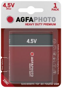 AgfaPhoto Heavy Duty Féltartós 9V Elem B1 | BR (SKU:APF9V) Bliszteres