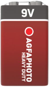 AgfaPhoto Heavy Duty Féltartós 9V Elem SHRINK S1 | BR (SKU:APF9VS) Fóliás