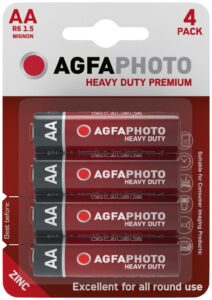 AgfaPhoto Heavy Duty Féltartós Ceruza Elem AA B4 | BR (SKU:APFAA) Bliszteres