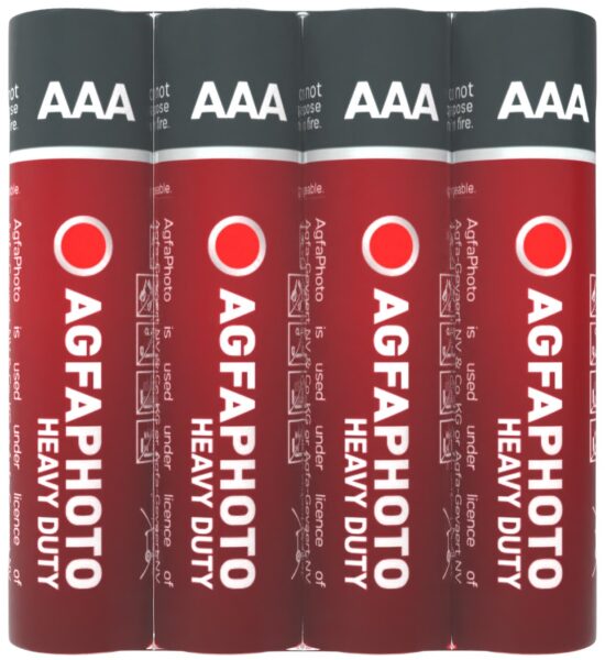AgfaPhoto Heavy Duty Féltartós Mikro Elem AAA SHRINK S4 | BR (SKU:APFAAAS4) Elemek