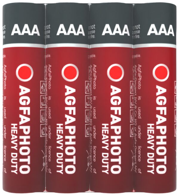 AgfaPhoto Heavy Duty Féltartós Mikro Elem AAA SHRINK S4 | BR (SKU:APFAAAS4) Fóliás