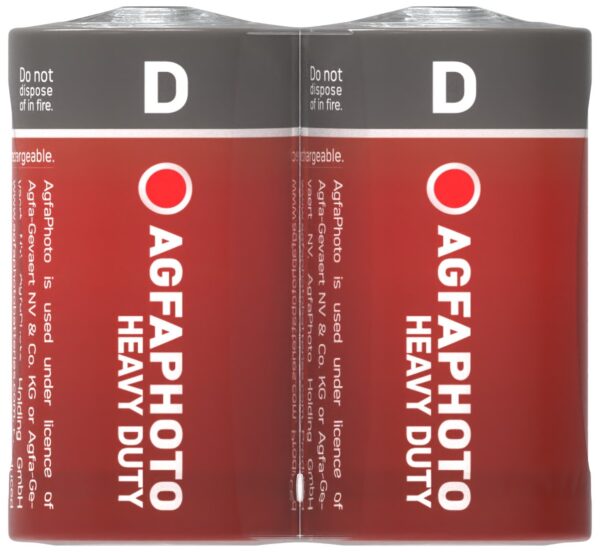 AgfaPhoto Heavy Duty Féltartós Góliát Elem D SHRINK S2 | BR (SKU:APFDS) Fóliás