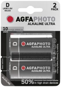 AgfaPhoto Ultra Alkáli Góliát Elem D B2 | BR (SKU:APUD) Ultra