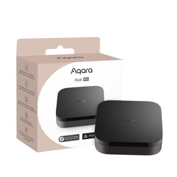 AQARA M3 Zigbee + Thread + IR hub (központi egység), Ethernet RJ-45 csatlakozóval, hangszóróval Aqara HM-G01D AQARA M3 Zigbee + Thread + IR hub (központi egység), Ethernet RJ-45 csatlakozóval, hangszóróval Aqara HM-G01D
