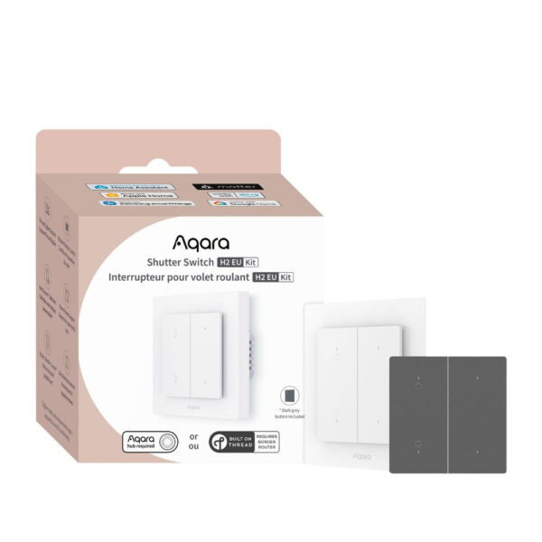 SmartWise WiFi + Bluetooth okos redőnykapcsoló, fehér Okosotthon