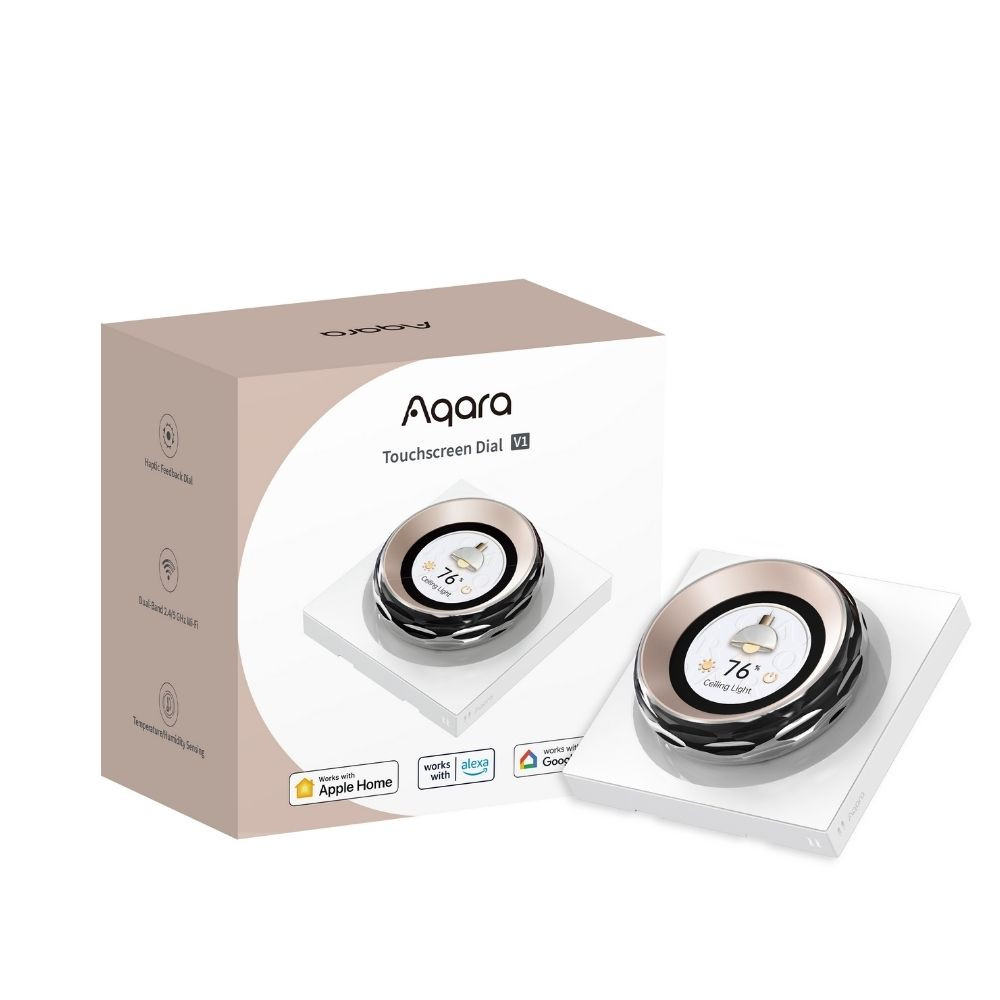 Aqara Touchscreen Dial V1 EU – forgótárcsás, érintőképernyős okos kapcsoló/vezérlő Aqara DS-K01D Aqara Touchscreen Dial V1 EU – forgótárcsás, érintőképernyős okos kapcsoló/vezérlő Aqara DS-K01D