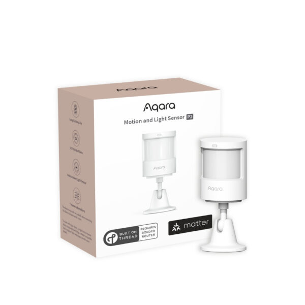 AQARA P2 okos mozgásérzékelő + fényérzékelő (Thread, Matter kompatibilis) Aqara ML-S03D
