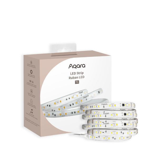 AQARA LED Strip T1, okos RGB CCT IC LED-szalag szett (vezérlés + tápegység + 2m LED) (Zigbee 3.0) Aqara RLS-K01D AQARA LED Strip T1, okos RGB CCT IC LED-szalag szett (vezérlés + tápegység + 2m LED) (Zigbee 3.0) Aqara RLS-K01D
