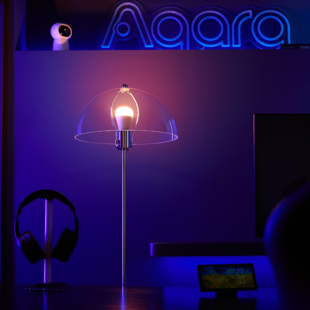 Aqara T2 RGB CCT (fehér + színes), állítható színhőmérsékletű, fényerőszabályozható, E27 LED izzó (LB-L02D) Aqara LB-L02D Aqara T2 RGB CCT (fehér + színes), állítható színhőmérsékletű, fényerőszabályozható, E27 LED izzó (LB-L02D) Aqara LB-L02D