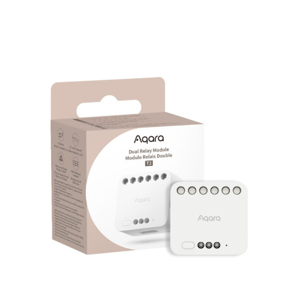 Aqara T2 mini 2 áramkörös relémodul, fogyasztásméréssel, motoros redőnyvezérléshez (Zigbee) Aqara DCM-K01 Aqara T2 mini 2 áramkörös relémodul, fogyasztásméréssel, motoros redőnyvezérléshez (Zigbee) Aqara DCM-K01