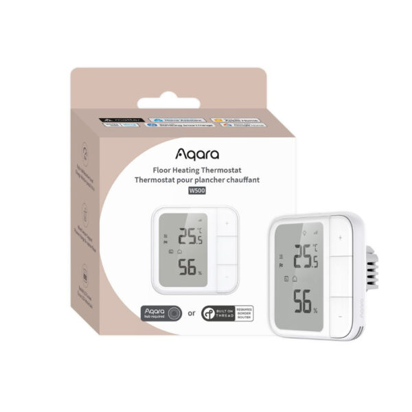 Aqara W500 Zigbee + Thread padlófűtés termosztát (UT-A01D) Aqara UT-A01D Aqara W500 Zigbee + Thread padlófűtés termosztát (UT-A01D) Aqara UT-A01D
