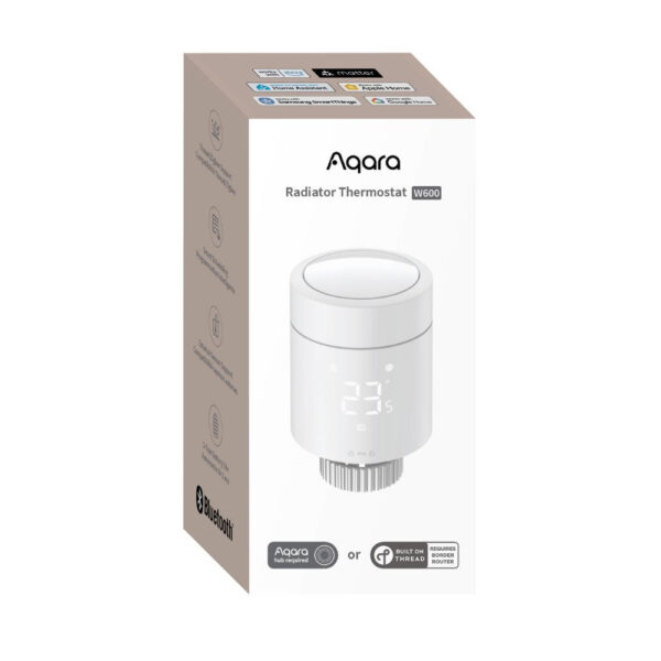 Aqara W600 Thermostat Valve – okos termosztatikus radiátorszelep, Zigbee, Thread, Matter (WT-A03D) Aqara Aqara W600 Thermostat Valve – okos termosztatikus radiátorszelep, Zigbee, Thread, Matter (WT-A03D) Aqara