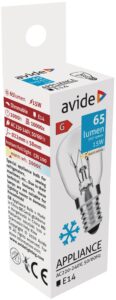 Avide Hűtőizzó 15W E14 WW 3000K | BR (SKU:ARAC14WW-15W) Hűtő, sütő Izzók