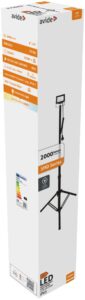 Avide LED Opál Reflektor Slim SMD 20W NW 4000K 1 fej Tripoddal | BR (SKU:ARFFLNW-20W-TRIPOD-S) Tripodos
