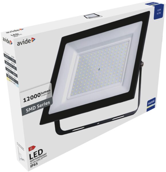 Avide Value LED Reflektor Slim SMD 150W CW 6400K | BR (SKU:ASFLCW-150W) Reflektorok Avide Value LED Reflektor Slim SMD 150W CW 6400K | BR (SKU:ASFLCW-150W) Reflektorok
