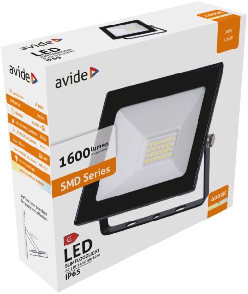 Avide Value LED Reflektor Slim SMD 20W NW 4000K | BR (SKU:ASFLNW-20W) Reflektorok Avide Value LED Reflektor Slim SMD 20W NW 4000K | BR (SKU:ASFLNW-20W) Reflektorok
