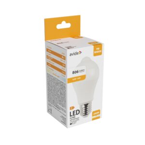 Avide Smart LED Globe A60 8.8W NW 4000K PIR mozgásérzékelővel | BR (SKU:ASG27NW-8.8W-PIR) PIR