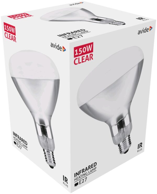 Avide Infra Izzó E27 150W Clear | BR (SKU:ASIR27-150W-C) Infra