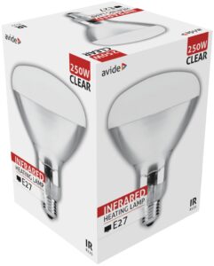 Avide Infra Izzó E27 250W Clear | BR (SKU:ASIR27-250W-C) Infra