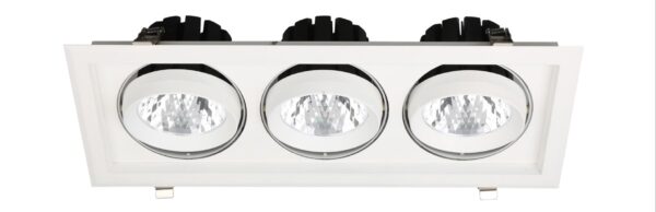 Avide LED Downlight Sein Négyzetes 3x30W IP20 8400lm 36° NW 4000K | BR (SKU:ATDL36NW-3X30-SE) Spotlámpák Avide LED Downlight Sein Négyzetes 3x30W IP20 8400lm 36° NW 4000K | BR (SKU:ATDL36NW-3X30-SE) Spotlámpák