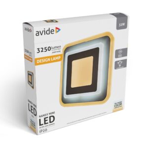 Avide Fali Design Oyster Amalia mini 3 kapcsolási mód 33W | BR (SKU:AWDO3S-AMAM) Fali