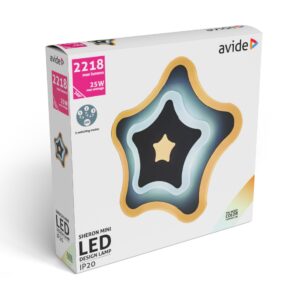 Avide Fali Design Oyster Sheron mini 3 kapcsolási mód 25W | BR (SKU:AWDO3S-SHRM) Fali