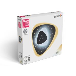Avide Fali Design Oyster Yvette mini 3 kapcsolási mód 33W | BR (SKU:AWDO3S-YVM) Fali