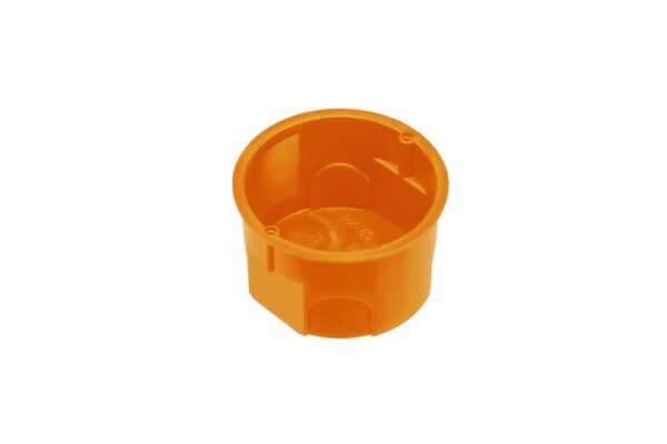 Műanyag szerelvénydoboz, narancssárga, 40mm, IP30 Kötő- és szerelvénydobozok Műanyag szerelvénydoboz, narancssárga, 40mm, IP30 Kötő- és szerelvénydobozok