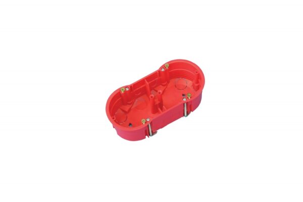 Halogénmentes gipszkarton szerelvénydoboz, PK60 kettes, 45mm, IP30 Kötő- és szerelvénydobozok Halogénmentes gipszkarton szerelvénydoboz, PK60 kettes, 45mm, IP30 Kötő- és szerelvénydobozok