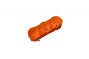 Gipszkarton szerelvénydoboz, PK60 hármas, 45mm, IP30 Gipszkarton szerelvénydobozok