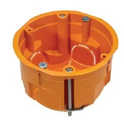 Gipszkarton szerelvénydoboz, PK60, narancssárga, 45mm, IP30 Gipszkarton szerelvénydobozok