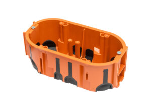 Gumimembrános szerelvénydoboz, kettes változat, 60mm mély Szerelvénydobozok Gumimembrános szerelvénydoboz, kettes változat, 60mm mély Szerelvénydobozok