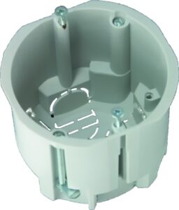 KUP68 szerelvénydoboz gipszkarton falhoz csavarokkal, mély, 72mm Gipszkarton szerelvénydobozok KUP68 szerelvénydoboz gipszkarton falhoz csavarokkal, mély, 72mm Gipszkarton szerelvénydobozok