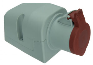 Ipari rögzíthető csatlakozóaljzat 400V, 16A, 4p, IP44 Ipari dugaljak, dugvillák