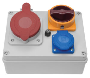 R-BOX 190, 1x32A/5p, 1x250V, 0/1 kétállású főkapcsoló Ipari elosztódobozok, oszlopok, kábeldobok R-BOX 190, 1x32A/5p, 1x250V, 0/1 kétállású főkapcsoló Ipari elosztódobozok, oszlopok, kábeldobok