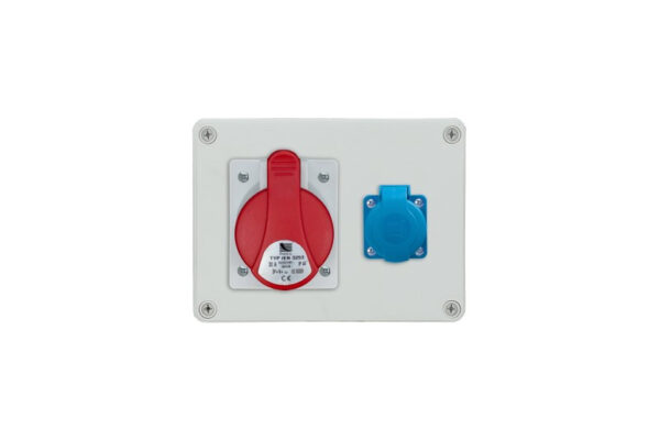 R-BOX 190, 1x32A/5p, 1x250V Ipari elosztódobozok, oszlopok, kábeldobok