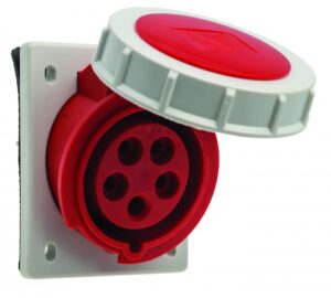 Aljzat táblához 16A 5P; IP67 Beépíthető aljzatok