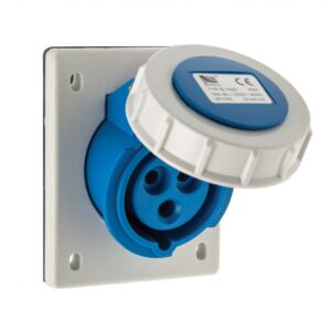 Aljzat táblához 16A 3P; IP67 Beépíthető aljzatok