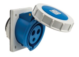 Aljzat táblához 32A 3P; IP67 Beépíthető aljzatok