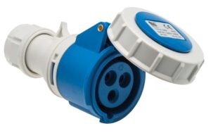 Lengő Ipari csatlakozóaljzat, 16A 3P; IP67 Ipari dugaljak, dugvillák