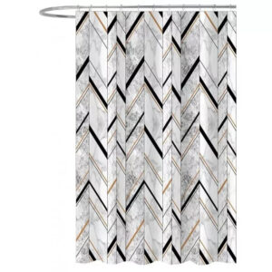Textil zuhanyfüggöny, Art deco, 180x180cm Fürdőszobai kiegészítők