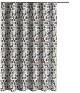 Textil zuhanyfüggöny, Mozaik mintás Fürdőszobai kiegészítők