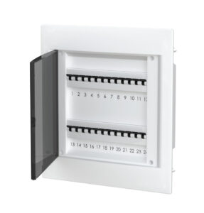 24 modulos süllyesztett lakáselosztó (2×12) Lakáselosztók, szekrények