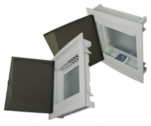 IT elosztószekrény, műanyag ajtóval Lakáselosztók, szekrények