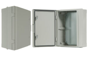 Hermetikus elosztószekrény  310mm; IP65, UV-álló Lakáselosztók, szekrények