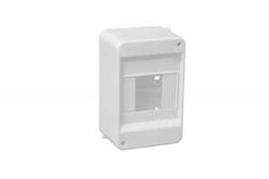 Lakáselosztó, ajtó nélküli, 4 modul, N+PE sínnel Ajtó nélküli lakáselosztók